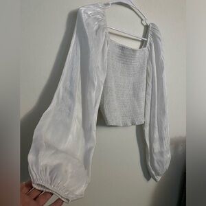 Elegant White Women's Top